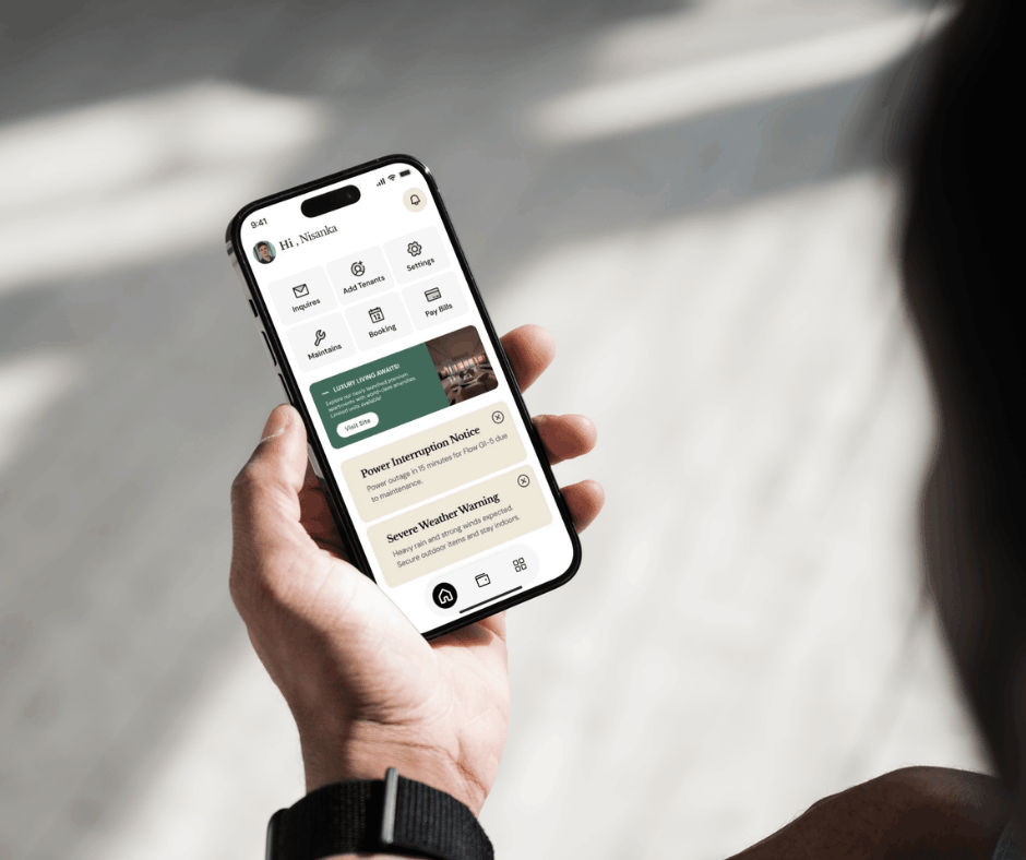 Resident app announcements preview